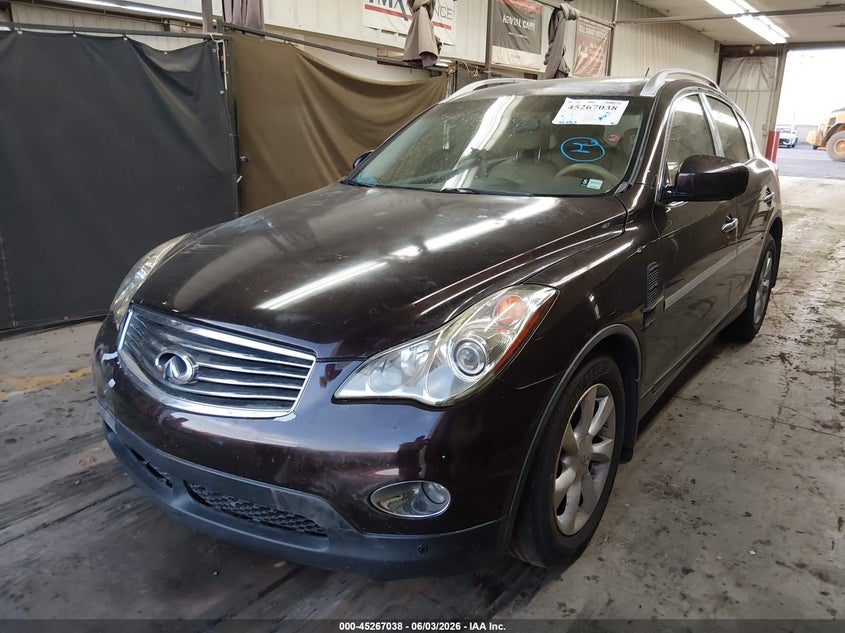 2010 Infiniti Ex VIN JN1AJ0HPXAM703508 IAAI salvage auction — FRONT END, Salvage (Arizona), sold $875 on 2026-07-14 (photo 2)