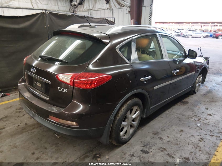 2010 Infiniti Ex VIN JN1AJ0HPXAM703508 IAAI salvage auction — FRONT END, Salvage (Arizona), sold $875 on 2026-07-14 (photo 4)