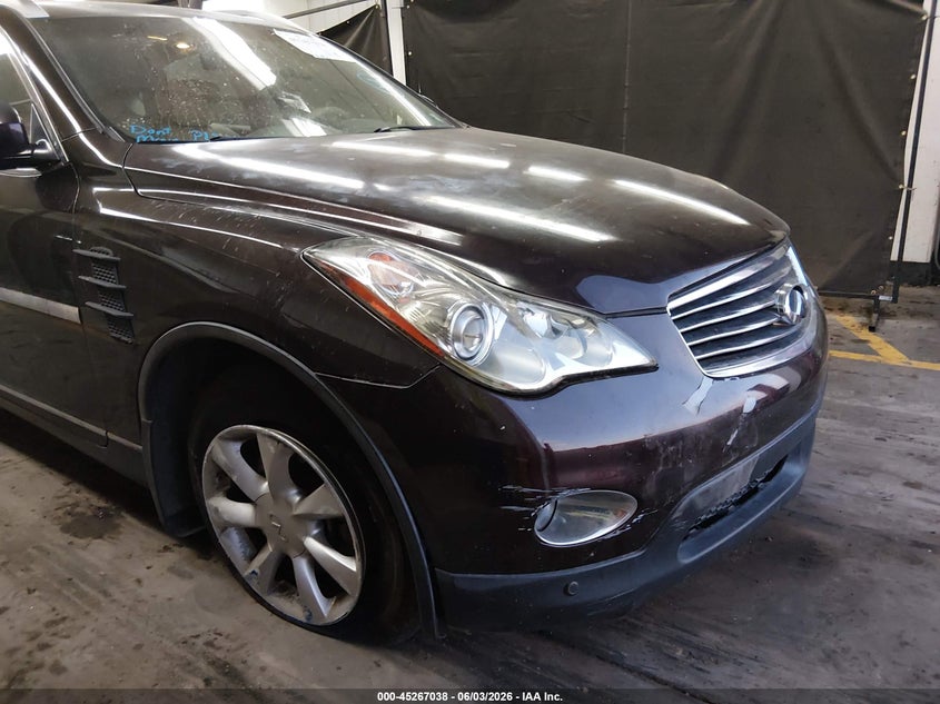 2010 Infiniti Ex VIN JN1AJ0HPXAM703508 IAAI salvage auction — FRONT END, Salvage (Arizona), sold $875 on 2026-07-14 (photo 6)