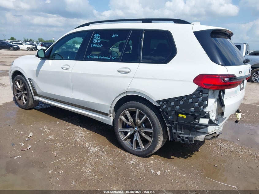 2021 BMW X7 VIN 5UXCX6C08M9F47561 IAAI salvage auction — REAR END, Salvage Title, sold $28,250 on 2026-07-22 (photo 3)