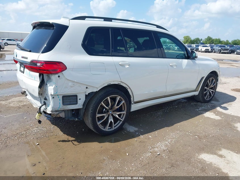 2021 BMW X7 VIN 5UXCX6C08M9F47561 IAAI salvage auction — REAR END, Salvage Title, sold $28,250 on 2026-07-22 (photo 4)