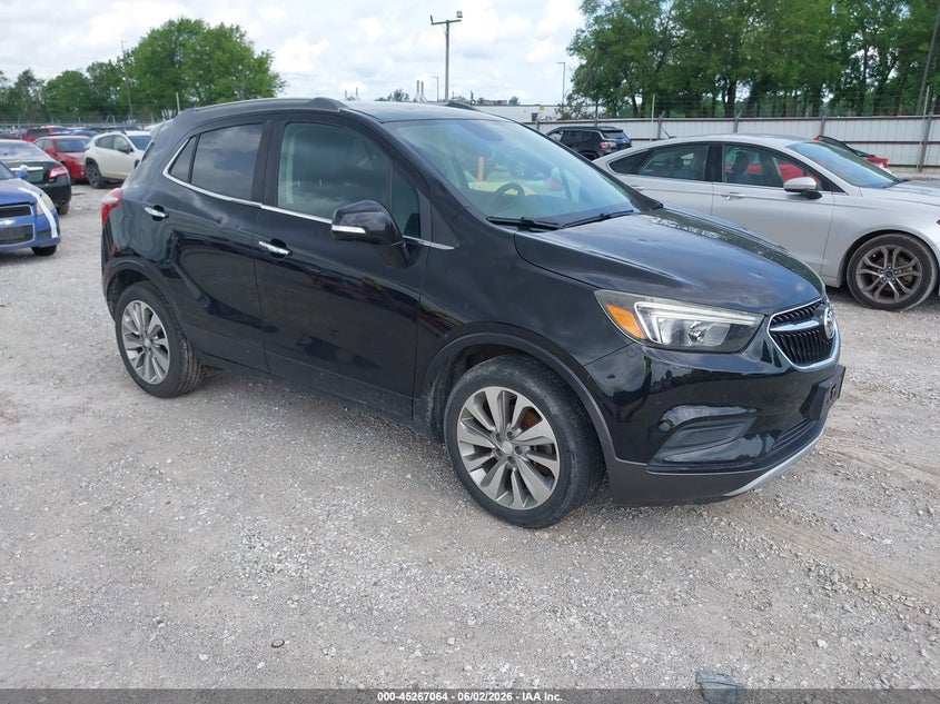 2017 Buick Encore VIN KL4CJASB7HB022411 IAAI salvage auction — HAIL, Salvage Title, sold $2,050 on 2026-07-20 (photo 1)