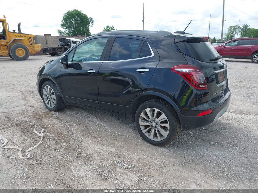 2017 Buick Encore VIN KL4CJASB7HB022411 IAAI salvage auction — HAIL, Salvage Title, sold $2,050 on 2026-07-20 (photo 3)