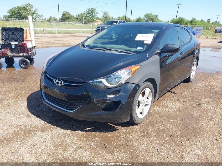 2013 Hyundai Elantra VIN KMHDH4AE9DU606788 IAAI salvage auction — NORMAL WEAR, Original (Texas), sold $1,250 on 2026-07-07 (photo 6)