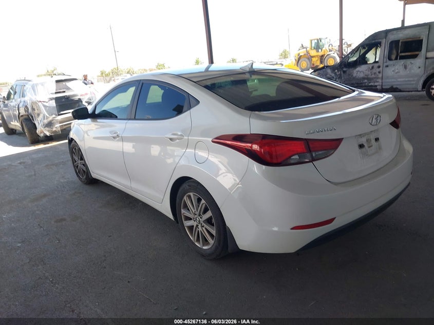 2015 Hyundai Elantra VIN 5NPDH4AE5FH617580 IAAI salvage auction — FRONT END, Salvage Title, sold $2,350 on 2026-07-09 (photo 3)