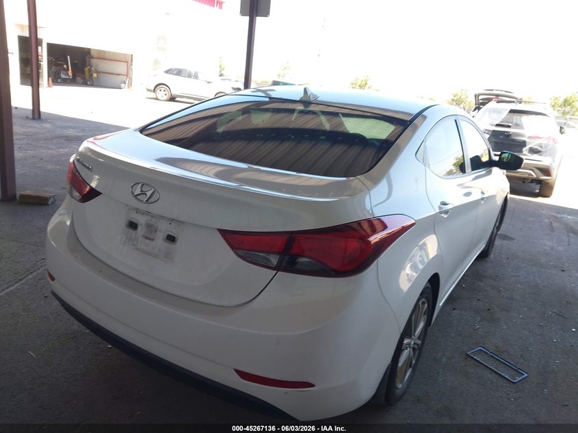 2015 Hyundai Elantra VIN 5NPDH4AE5FH617580 IAAI salvage auction — FRONT END, Salvage Title, sold $2,350 on 2026-07-09 (photo 4)