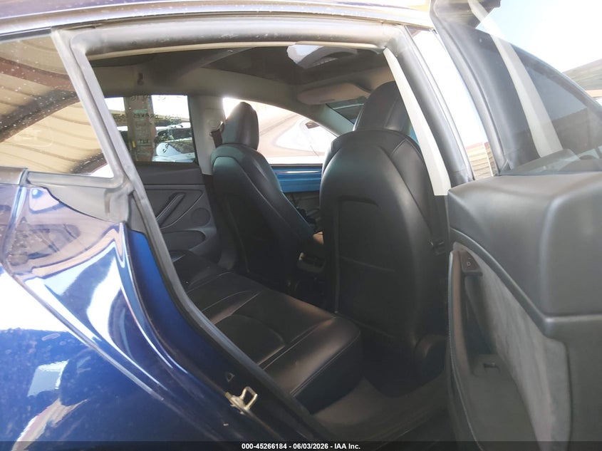 2023 Tesla Model 3 VIN 5YJ3E1EA8PF448990 IAAI salvage auction — LEFT FRONT, Salvage Title, sold $7,550 on 2026-07-09 (photo 8)