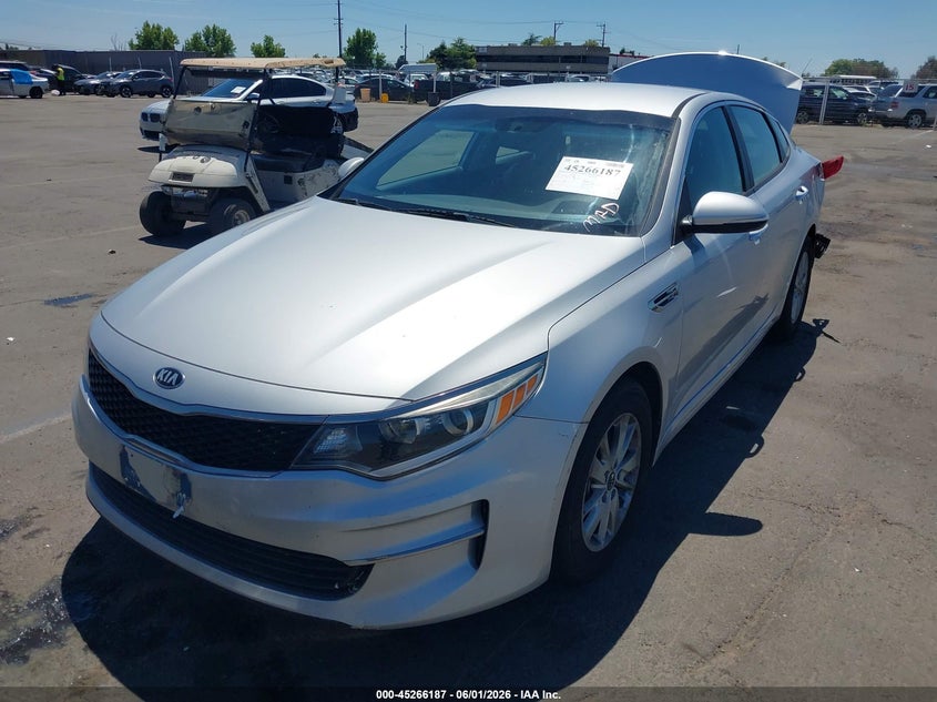 2017 Kia Optima VIN KNAGT4L38H5133071 IAAI salvage auction — REAR END, Salvage Title, sold $1,150 on 2026-07-08 (photo 2)
