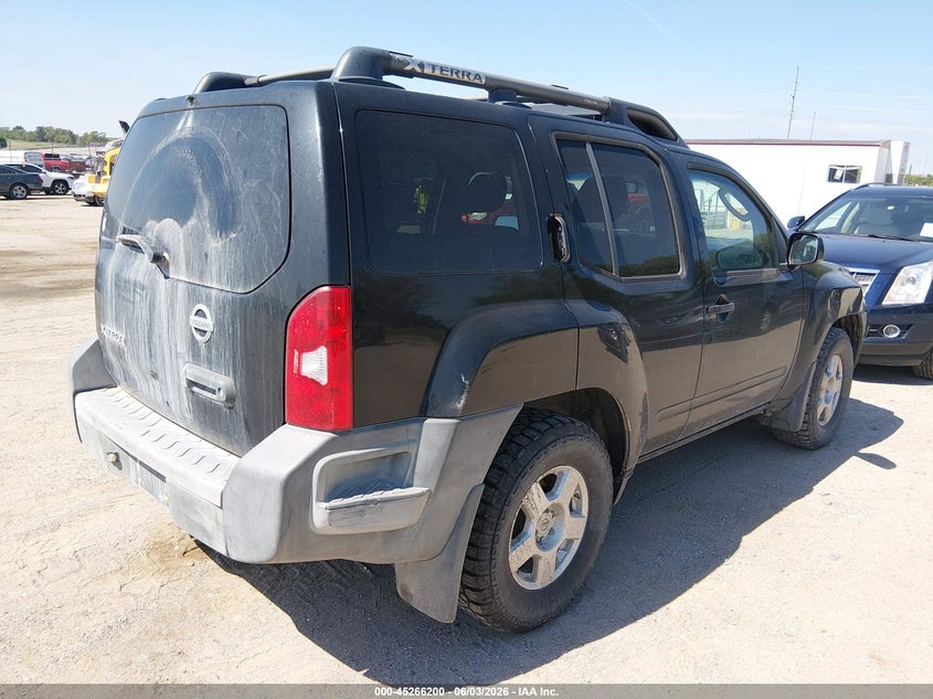 2007 Nissan Xterra VIN 5N1AN08U47C526083 IAAI salvage auction — HAIL, Salvage (Nebraska), sold $925 on 2026-07-09 (photo 4)
