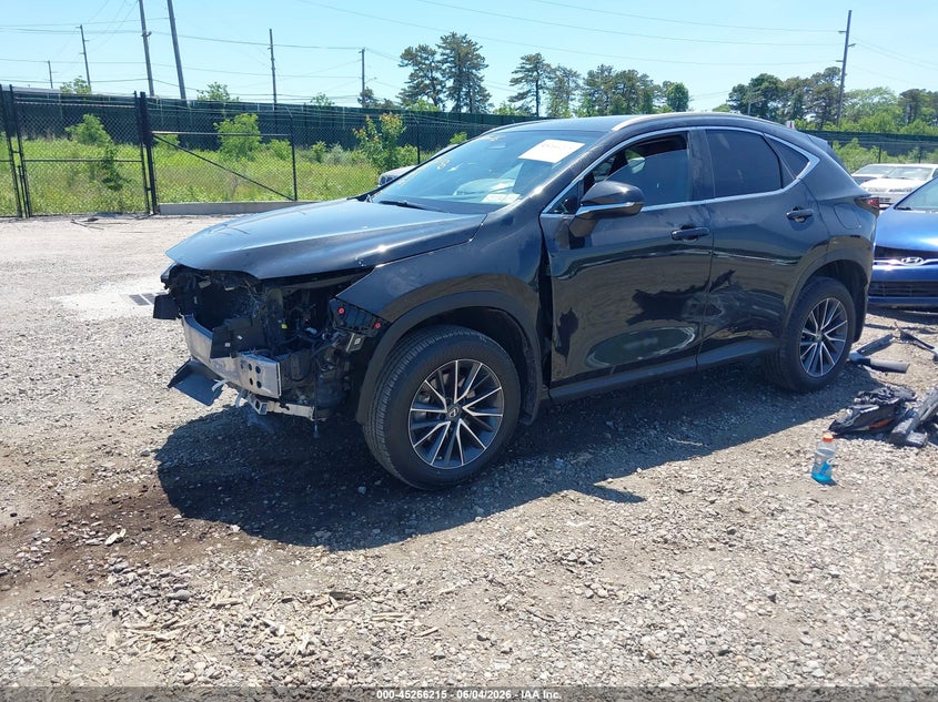 2023 Lexus Nx VIN 2T2GGCEZ7PC025945 IAAI salvage auction — FRONT END, Mv-907A (New York), sold $9,100 on 2026-07-28 (photo 2)