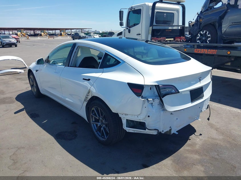 2020 Tesla Model 3 VIN 5YJ3E1EA9LF515669 IAAI salvage auction — REAR END, Salvage Title, sold $5,900 on 2026-07-10 (photo 3)
