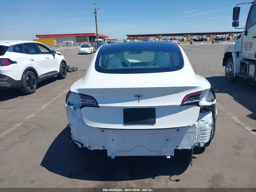 2020 Tesla Model 3 VIN 5YJ3E1EA9LF515669 IAAI salvage auction — REAR END, Salvage Title, sold $5,900 on 2026-07-10 (photo 6)
