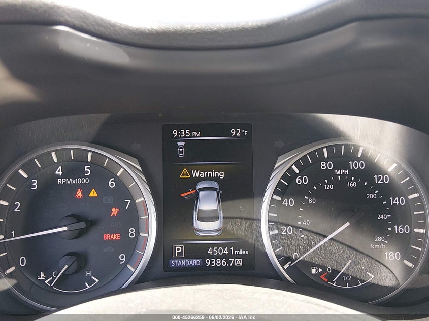 2019 Infiniti Q50 VIN JN1EV7AP9KM513080 IAAI salvage auction — LEFT & RIGHT, Salvage Title, sold $4,500 on 2026-07-17 (photo 7)
