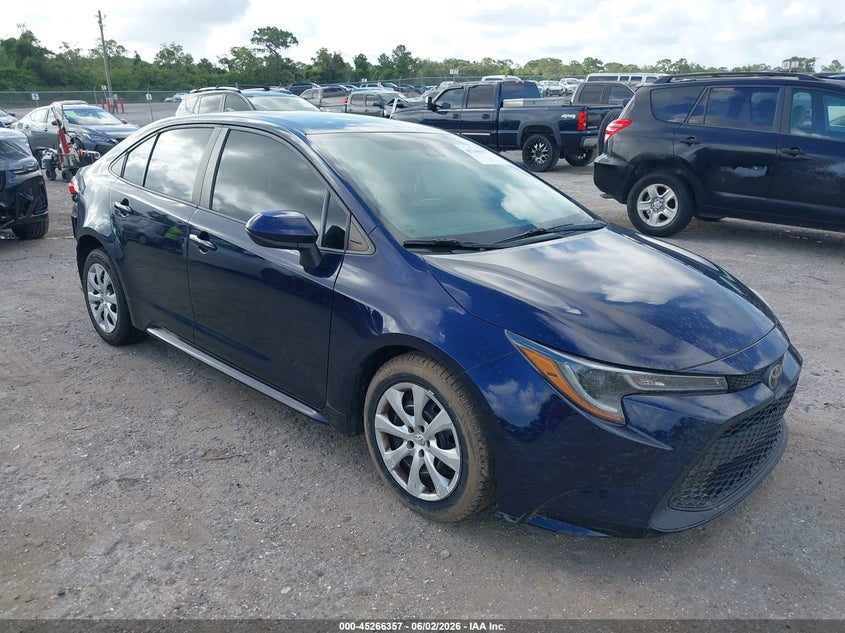 2022 Toyota Corolla VIN 5YFEPMAE8NP379197 IAAI salvage auction — REAR END, Salvage Title, sold $3,850 on 2026-07-30 (photo 1)