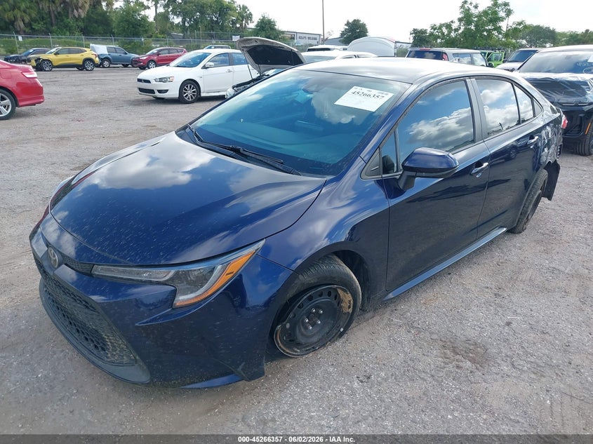 2022 Toyota Corolla VIN 5YFEPMAE8NP379197 IAAI salvage auction — REAR END, Salvage Title, sold $3,850 on 2026-07-30 (photo 2)
