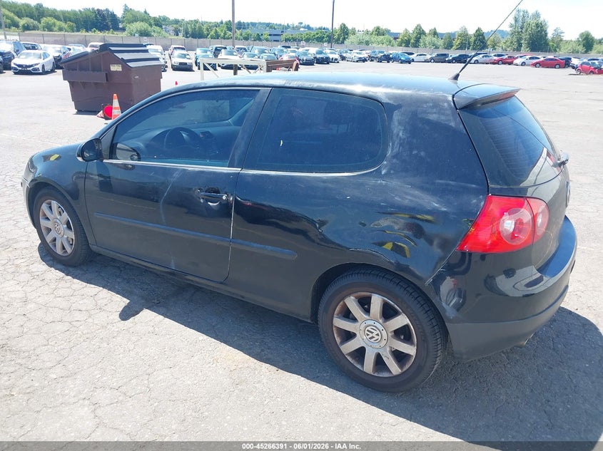 2009 Volkswagen Rabbit VIN WVWBB71K99W136486 IAAI salvage auction — FRONT END, Salvage (Oregon), sold $400 on 2026-07-16 (photo 3)