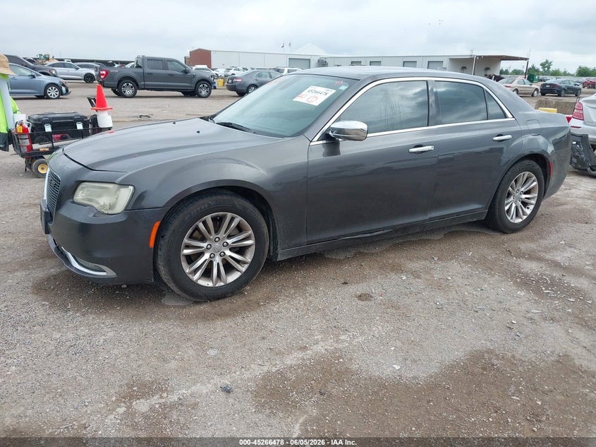 2016 Chrysler 300c VIN 2C3CCAEG0GH207515 IAAI salvage auction — HAIL, Salvage Title, sold $1,600 on 2026-07-22 (photo 2)