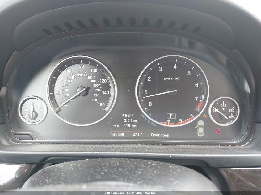 2012 BMW VIN WBAFU7C53CDU62092 IAAI salvage auction — HAIL, Salvage Title, sold $1,250 on 2026-09-02 (photo 7)