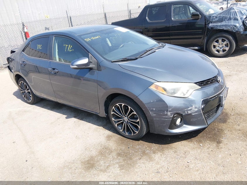 2015 Toyota Corolla VIN 5YFBURHE0FP267736 IAAI salvage auction — REAR END, Salvage Title, sold $2,500 on 2026-07-13 (photo 1)