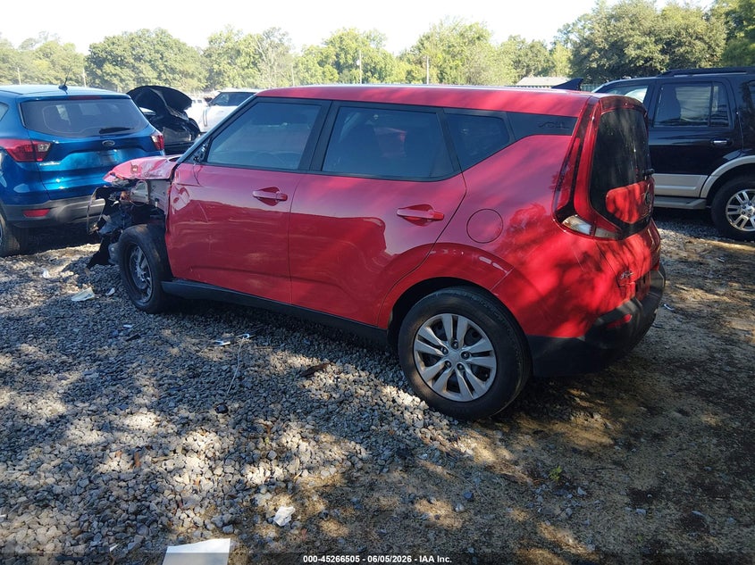 2020 Kia Soul VIN KNDJ23AUXL7027235 IAAI salvage auction — LEFT FRONT, Salvage Title, sold $2,400 on 2026-07-07 (photo 3)