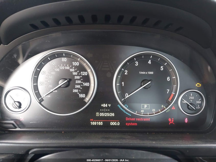 2014 BMW 5er VIN WBA5A5C51ED502116 IAAI salvage auction — NORMAL WEAR, Clear (Florida), sold $750 on 2026-07-14 (photo 7)