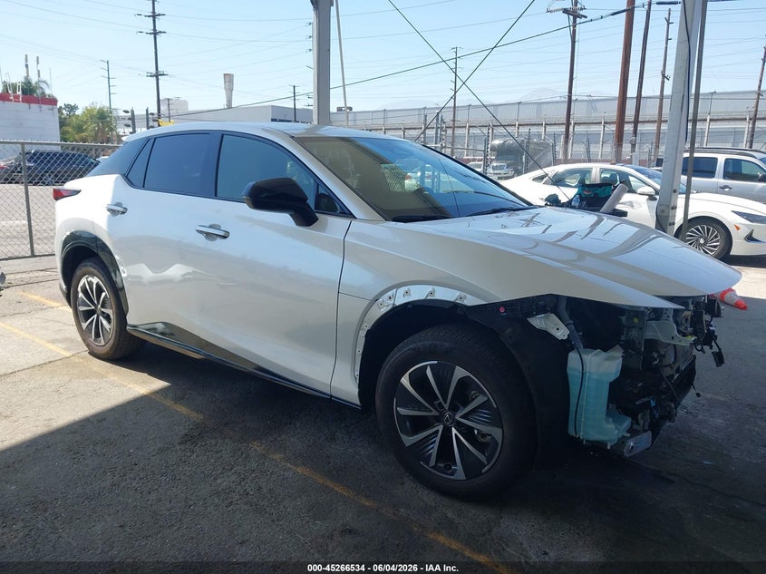 2025 Lexus Rz VIN JTJABABB0SA011402 IAAI salvage auction — FRONT END, Salvage Title, sold $18,700 on 2026-08-20 (photo 1)
