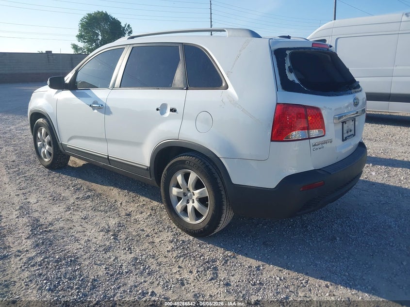 2013 Kia Sorento VIN 5XYKT3A66DG380174 IAAI salvage auction — HAIL, Clear (Missouri), sold $700 on 2026-07-13 (photo 3)