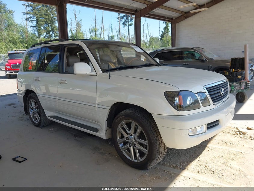 2000 Lexus Lx 470 VIN JT6HT00W0Y0085262 IAAI salvage auction — FRONT & REAR, Bill Of Sale (Washington), sold $3,250 on 2026-07-08 (photo 1)