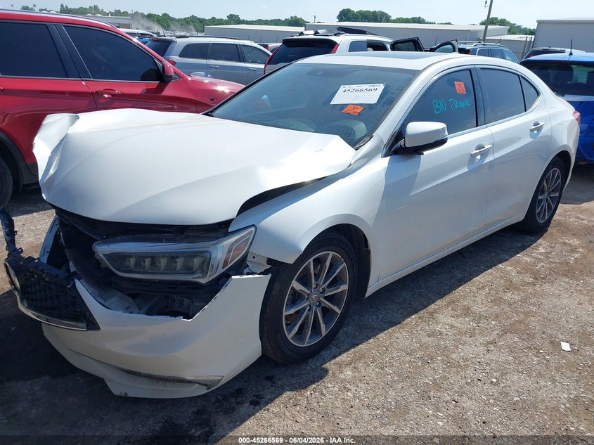 2020 Acura Tlx VIN 19UUB1F38LA013176 IAAI salvage auction — FRONT END, Salvage Title, sold $2,250 on 2026-07-22 (photo 2)