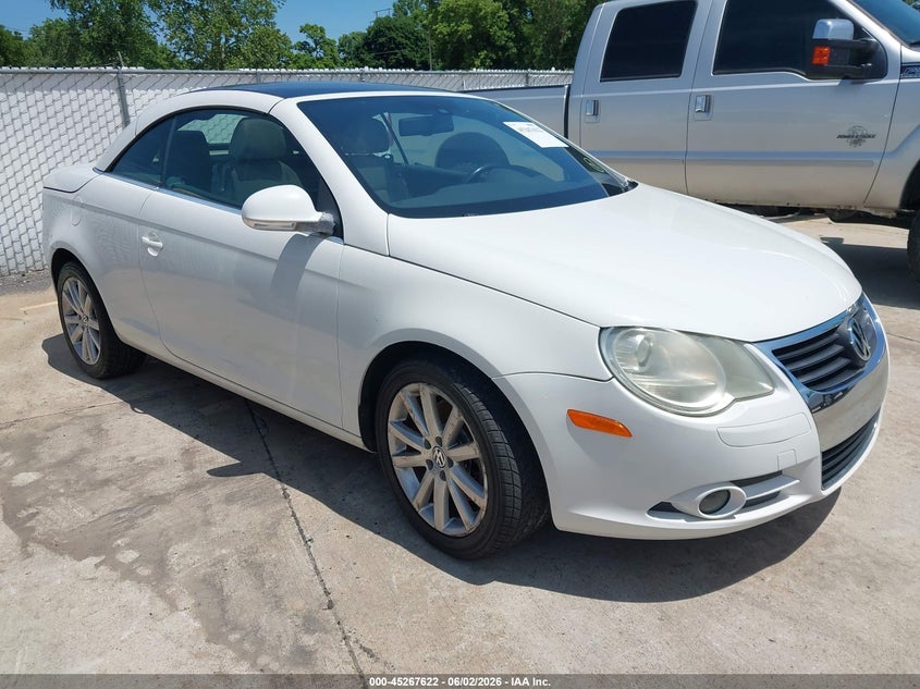 2007 Volkswagen Eos VIN WVWFA71F37V043117 IAAI salvage auction — NORMAL WEAR, Clear (Illinois), sold $275 on 2026-07-07 (photo 1)