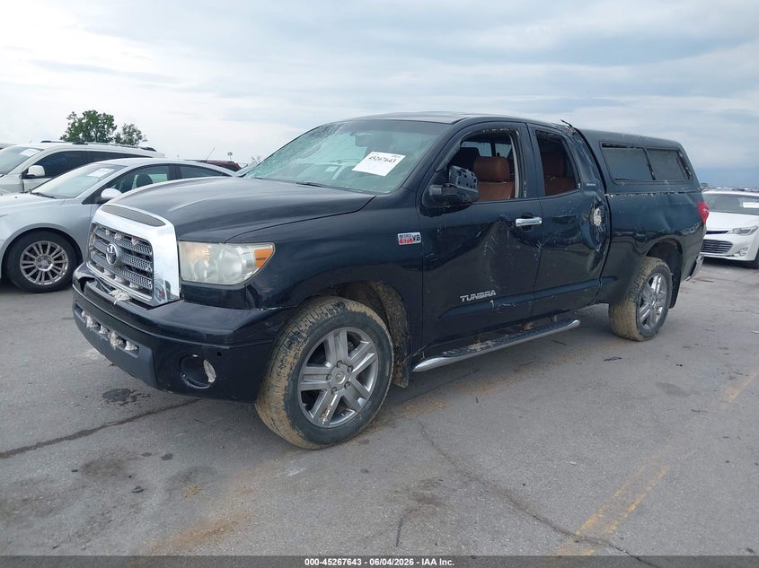 2008 Toyota Tundra VIN 5TFBV58148X050925 IAAI salvage auction — LEFT SIDE, Salvage (Iowa), sold $3,750 on 2026-07-14 (photo 6)