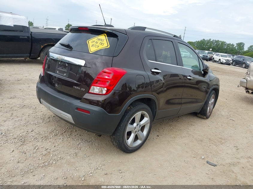 2016 Chevrolet Trax VIN KL7CJMSB8GB593179 IAAI salvage auction — NORMAL WEAR, Original (Ohio), sold $275 on 2026-07-15 (photo 4)