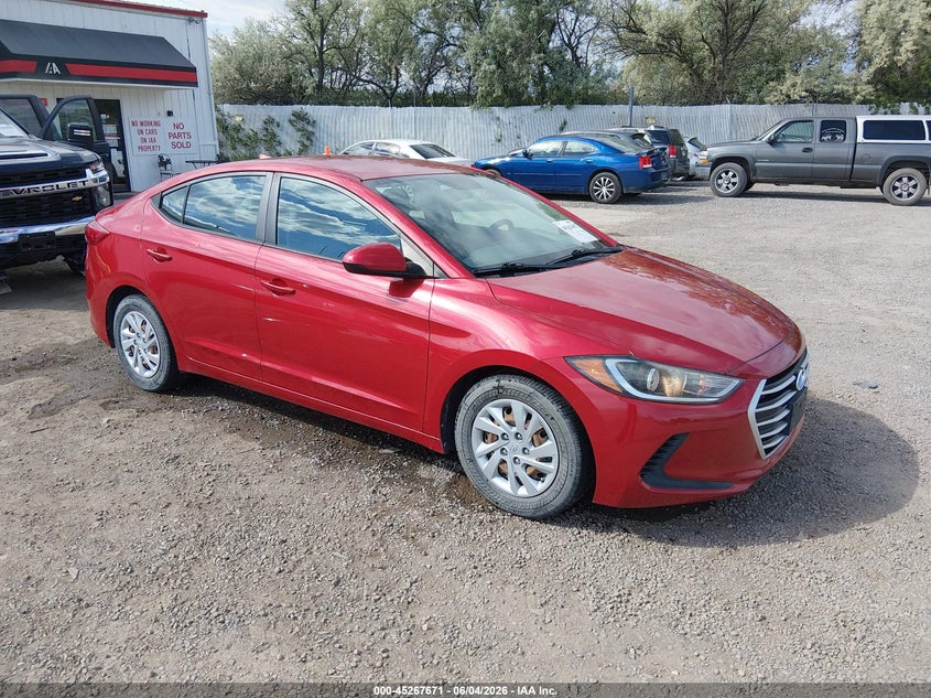 2017 Hyundai Elantra VIN 5NPD74LF8HH093370 IAAI salvage auction — HAIL, Salvage (Montana), sold $2,450 on 2026-07-10 (photo 1)