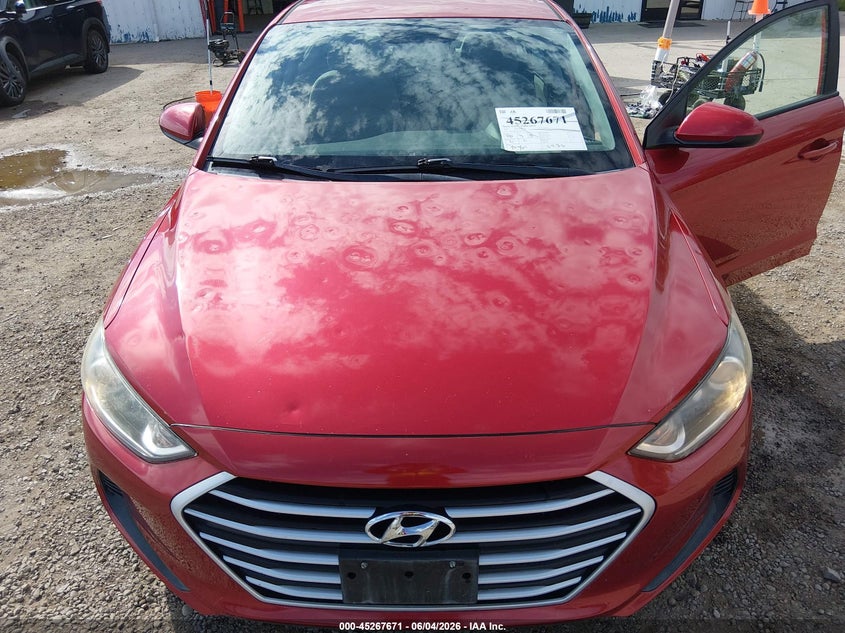 2017 Hyundai Elantra VIN 5NPD74LF8HH093370 IAAI salvage auction — HAIL, Salvage (Montana), sold $2,450 on 2026-07-10 (photo 6)