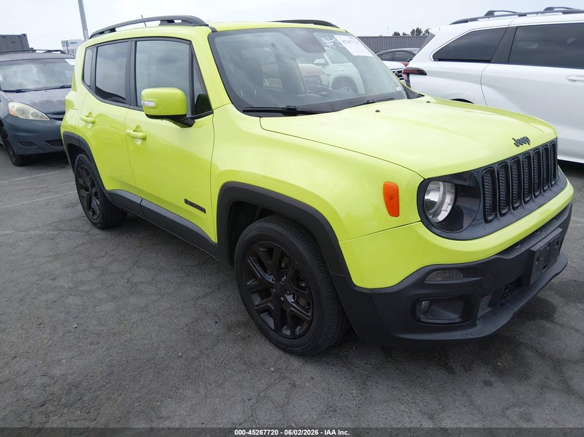 2017 Jeep Renegade VIN ZACCJABB2HPG12527 IAAI salvage auction — NORMAL WEAR, Salvage (California), sold $1,450 on 2026-07-30 (photo 1)