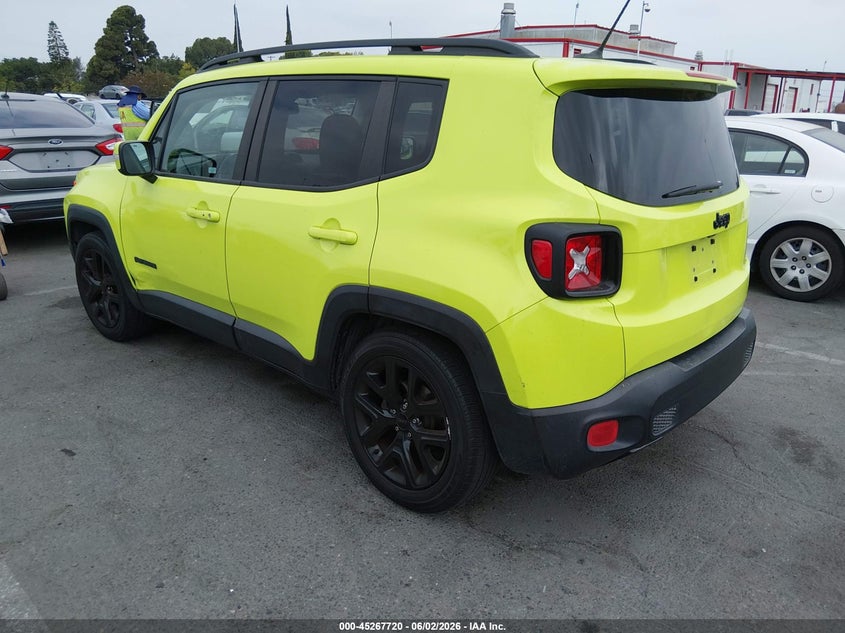 2017 Jeep Renegade VIN ZACCJABB2HPG12527 IAAI salvage auction — NORMAL WEAR, Salvage (California), sold $1,450 on 2026-07-30 (photo 3)