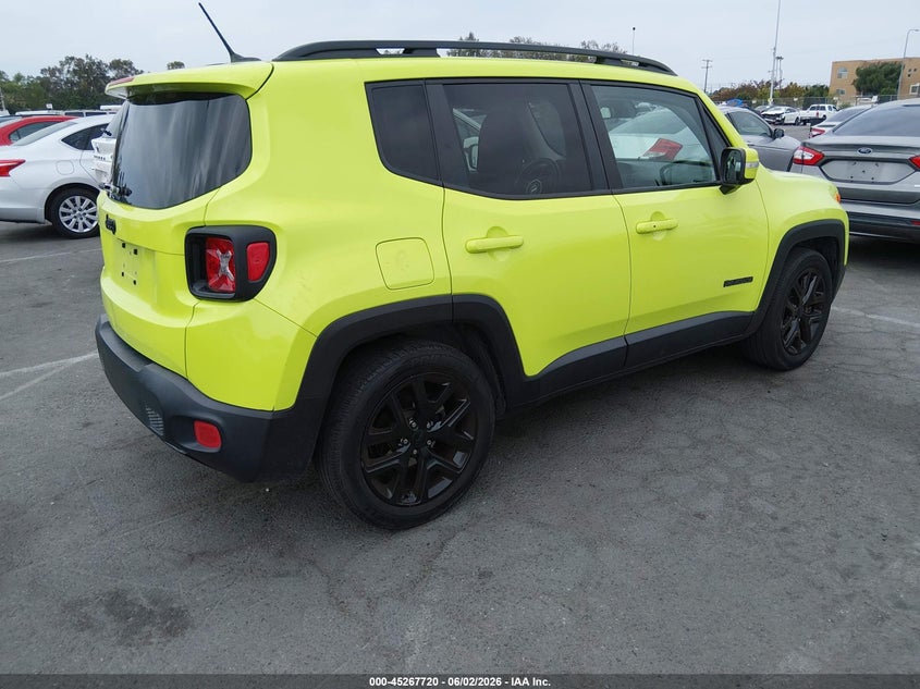 2017 Jeep Renegade VIN ZACCJABB2HPG12527 IAAI salvage auction — NORMAL WEAR, Salvage (California), sold $1,450 on 2026-07-30 (photo 4)