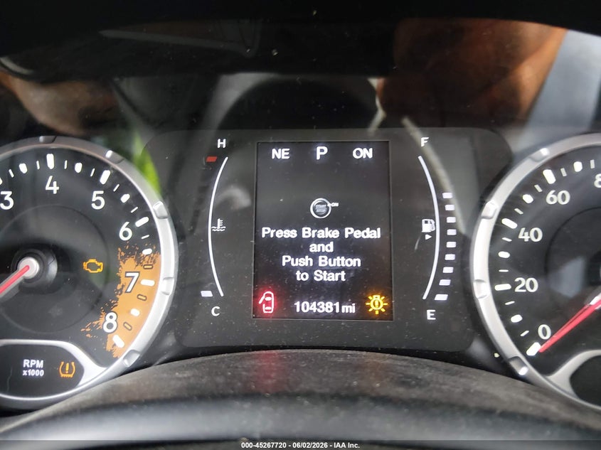 2017 Jeep Renegade VIN ZACCJABB2HPG12527 IAAI salvage auction — NORMAL WEAR, Salvage (California), sold $1,450 on 2026-07-30 (photo 7)