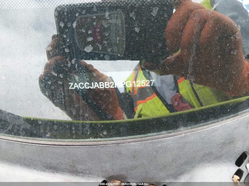 2017 Jeep Renegade VIN ZACCJABB2HPG12527 IAAI salvage auction — NORMAL WEAR, Salvage (California), sold $1,450 on 2026-07-30 (photo 9)