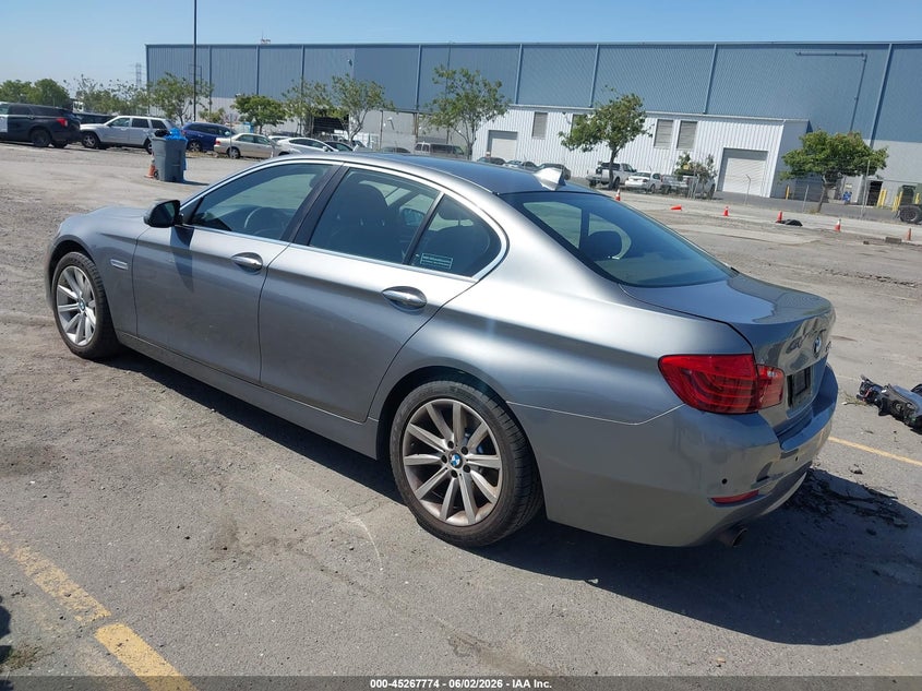 2014 BMW 5er VIN WBA5B1C51ED481452 IAAI salvage auction — REAR END, Salvage Title, sold $2,000 on 2026-07-20 (photo 3)