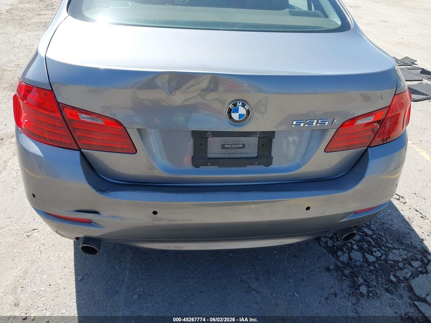 2014 BMW 5er VIN WBA5B1C51ED481452 IAAI salvage auction — REAR END, Salvage Title, sold $2,000 on 2026-07-20 (photo 6)