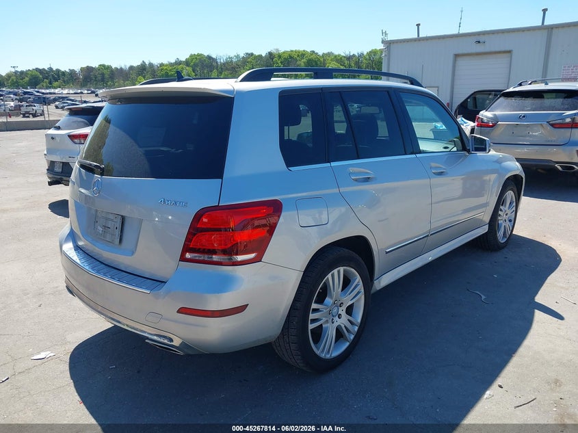 2014 Mercedes-benz Glk-klasse VIN WDCGG8JB2EG228681 IAAI salvage auction — FRONT END, Salvage Title, sold $4,125 on 2026-07-07 (photo 4)
