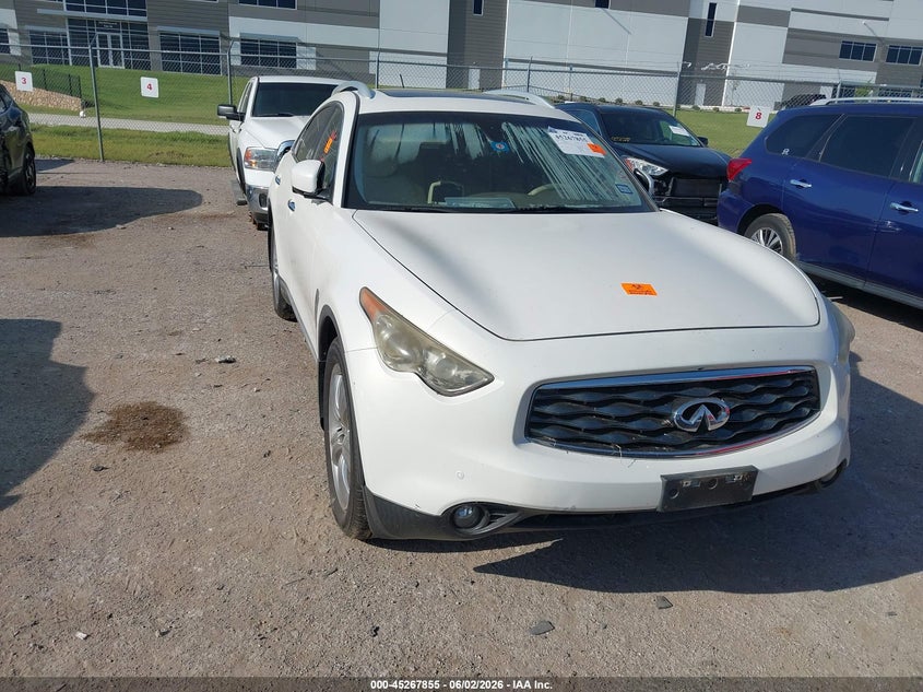 2009 Infiniti Fx VIN JNRAS18W09M150970 IAAI salvage auction — BIO HAZARD, Salvage (Texas), sold $475 on 2026-07-14 (photo 1)