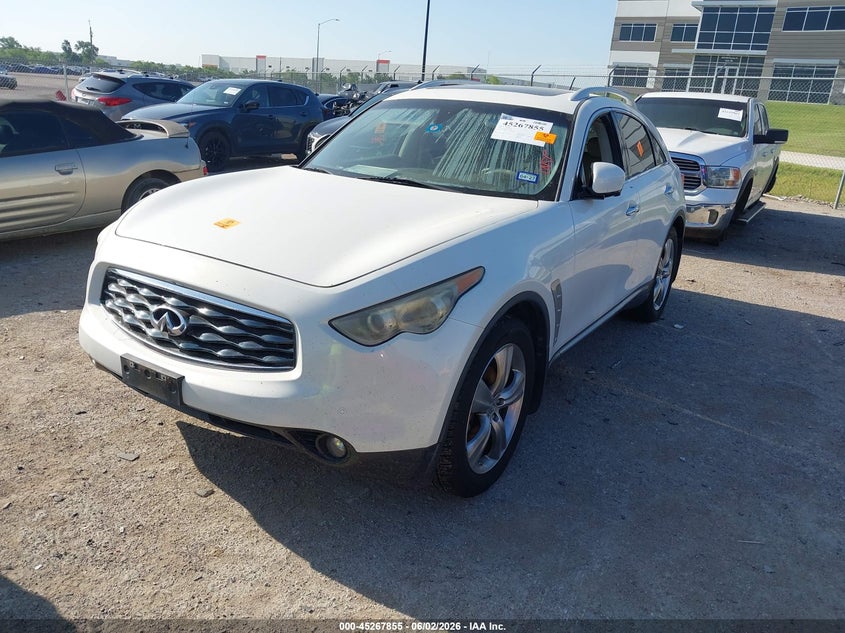 2009 Infiniti Fx VIN JNRAS18W09M150970 IAAI salvage auction — BIO HAZARD, Salvage (Texas), sold $475 on 2026-07-14 (photo 2)