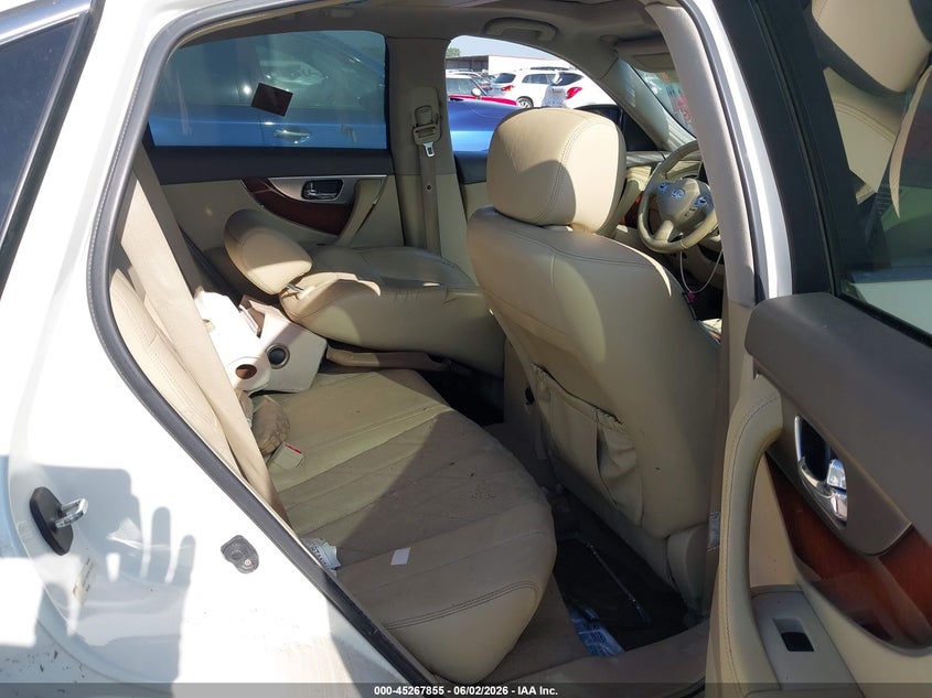 2009 Infiniti Fx VIN JNRAS18W09M150970 IAAI salvage auction — BIO HAZARD, Salvage (Texas), sold $475 on 2026-07-14 (photo 8)