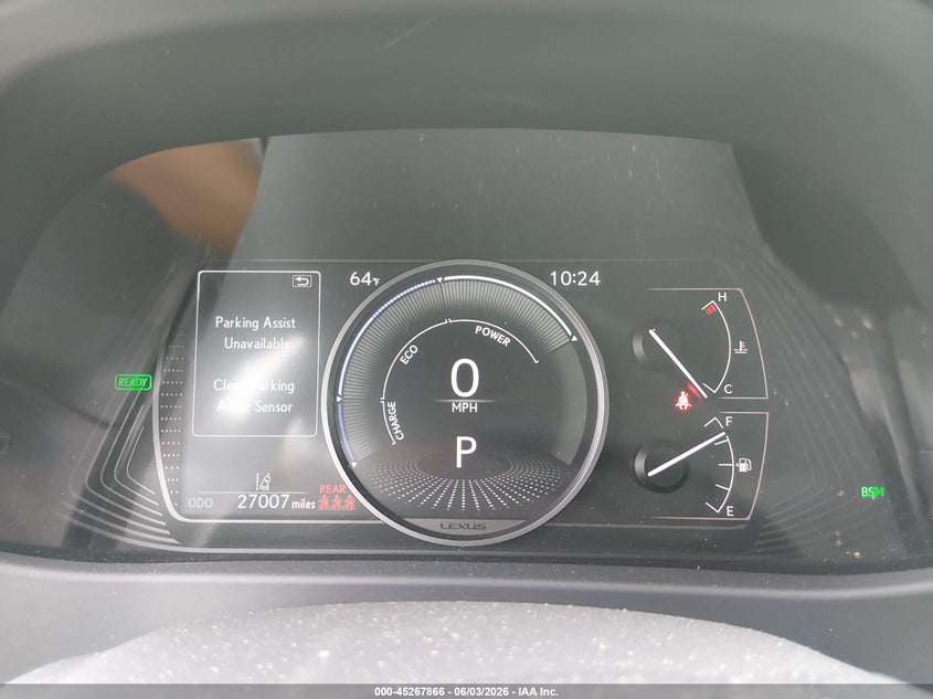 2022 Lexus Ux VIN JTHX9JBH4N2059012 IAAI salvage auction — FRONT END, Salvage (Oregon), sold $6,800 on 2026-07-29 (photo 7)