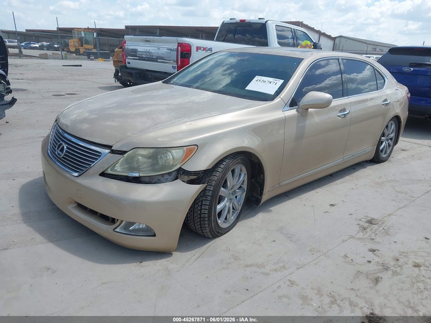 2007 Lexus Ls 460 VIN JTHGL46F775019701 IAAI salvage auction — NORMAL WEAR, Original (Texas), sold $725 on 2026-07-28 (photo 2)