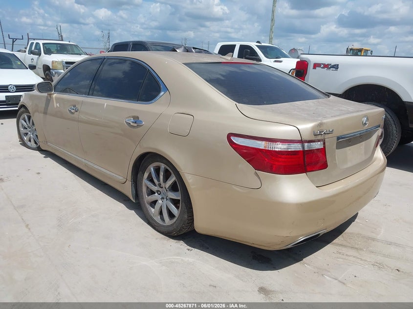 2007 Lexus Ls 460 VIN JTHGL46F775019701 IAAI salvage auction — NORMAL WEAR, Original (Texas), sold $725 on 2026-07-28 (photo 3)