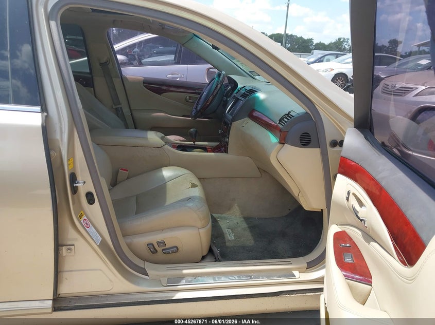 2007 Lexus Ls 460 VIN JTHGL46F775019701 IAAI salvage auction — NORMAL WEAR, Original (Texas), sold $725 on 2026-07-28 (photo 5)