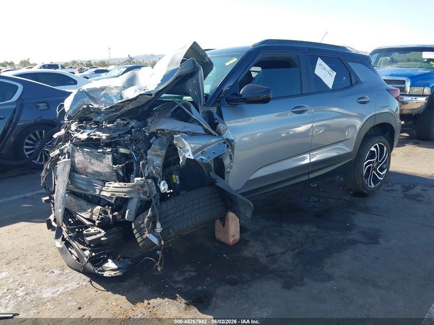 2024 Chevrolet Trailblazer VIN KL79MTSL7RB092291 IAAI salvage auction — FRONT END, Salvage Title, sold $2,025 on 2026-07-21 (photo 2)